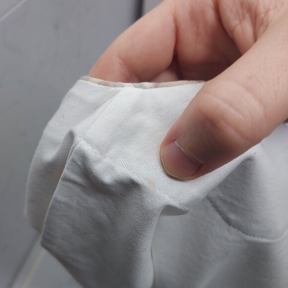 Burberry White Baby Check Bodysuit Bib Box - Picture 11 of 11